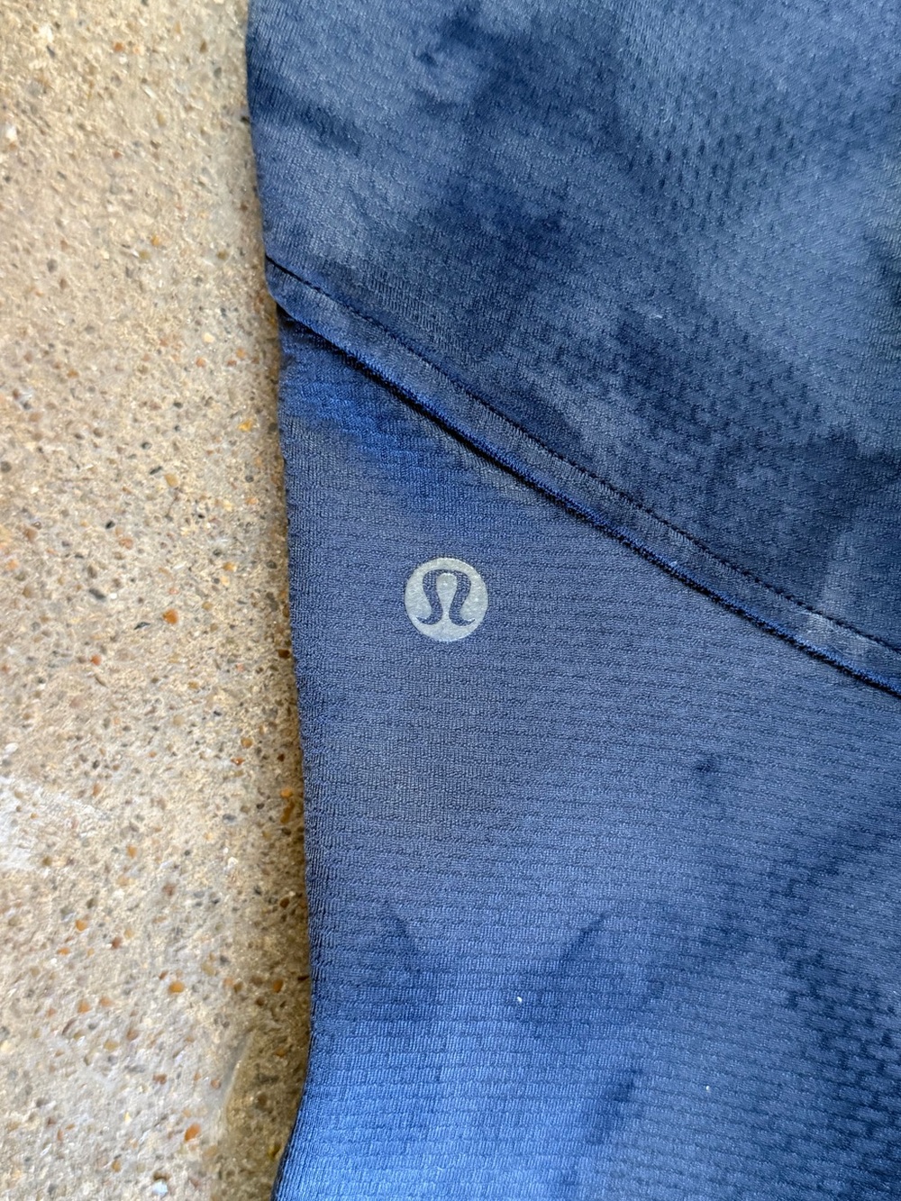 Lululemon Men’s Textured Tech Pant 29" Diamond Dye Iron Blue True Navy Size XL - Picture 9 of 9